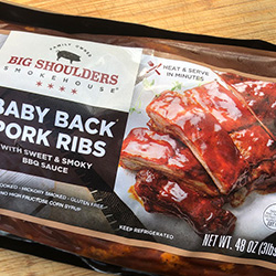 costco dry ribs in its packaging